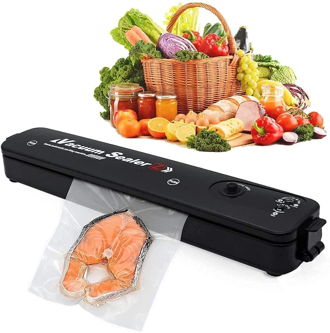 Automatic Vacuum Food Sealer — Keep Food Fresh 5x Longer