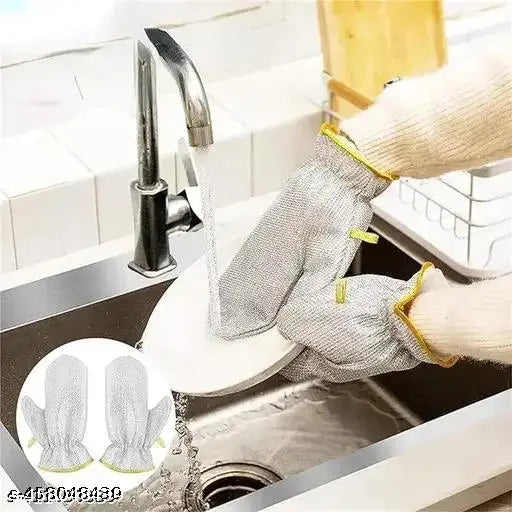 Scrub-Gloves 2-in-1 — Wash Dishes Without a Sponge
