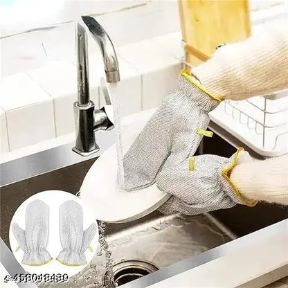 Scrub-Gloves 2-in-1 — Wash Dishes Without a Sponge