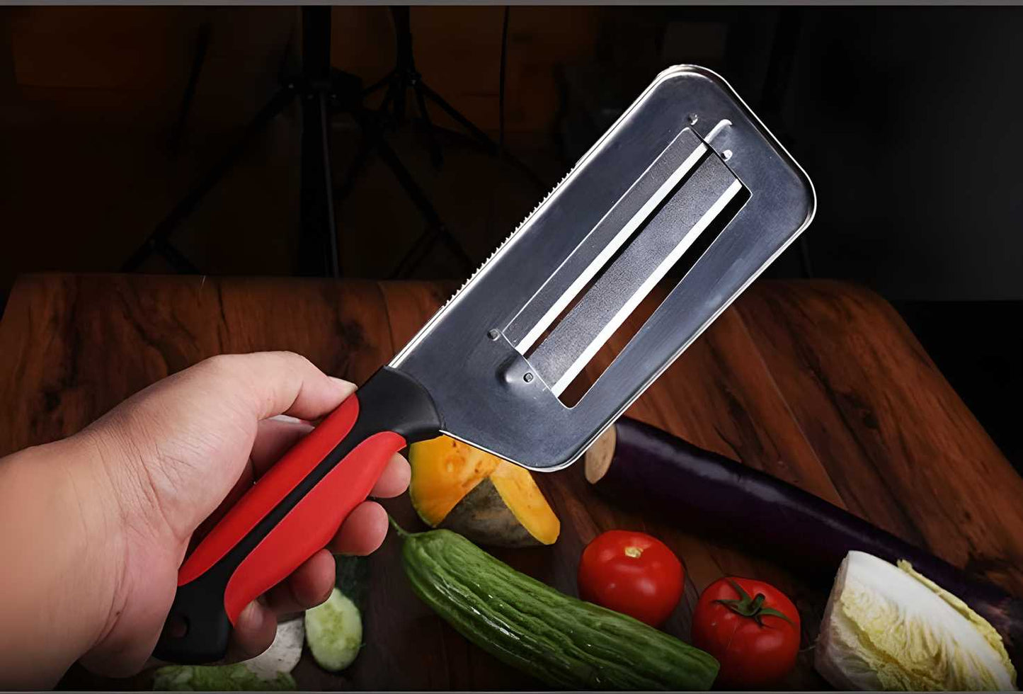 Double-Blade Slicer Knife — Cut 2x Faster in the Kitchen