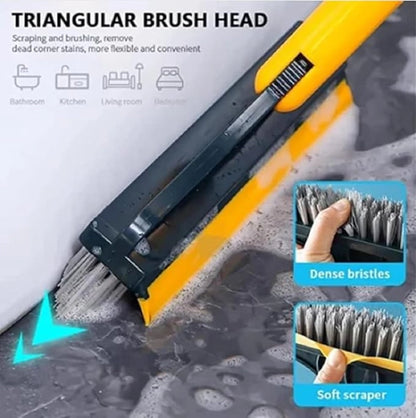 2-in-1 Floor Scrub & Wiper — Mop Less, Clean More