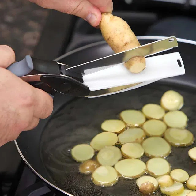 2-in-1 Cleaver & Chopper Knife — Chop, Slice, Done