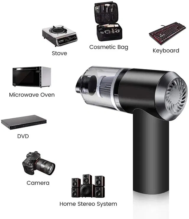 Powerful Air Duster — Dust-Free Keyboards, Cars & Vents