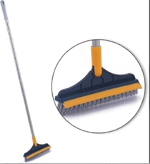 2-in-1 Floor Scrub & Wiper — Mop Less, Clean More