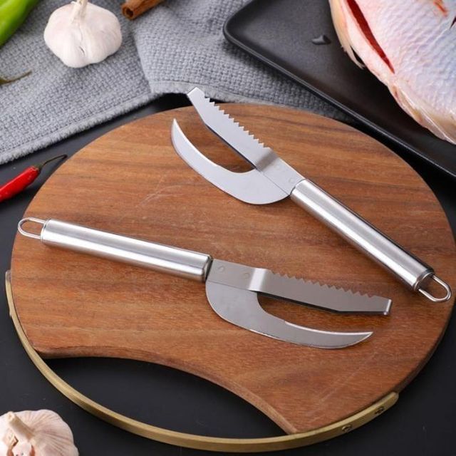 3-in-1 Fish Scaler & Knife — Clean Fish in Under a Minute